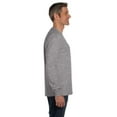 thumbnail image 4 of Hanes Men's 6.1 oz. Tagless Long-Sleeve Pocket T-Shirt - 5596, 4 of 4
