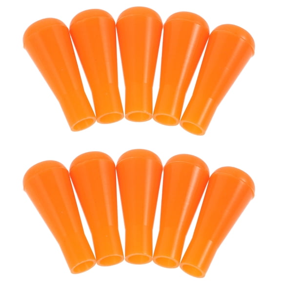 DEEPCRAFF Archery Accessories Rubber Arrow Tips Orange Durable and Stylish 10Pcs