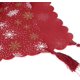 thumbnail image 2 of Camino de mesa navideño XCF rojo con estampados de copos de nieve 33x180cm, 2 of 4