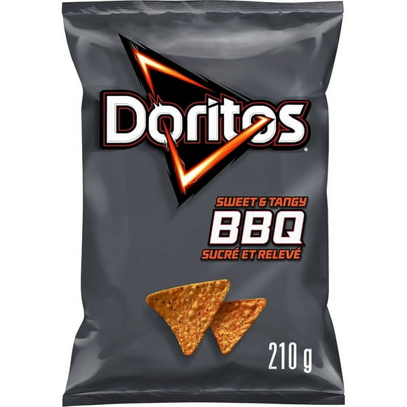 Doritos Sweet & Tangy BBQ Tortilla Chips, 210 g