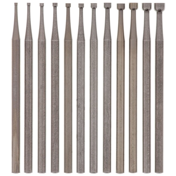 12 Piece Round Cup Burs Set