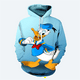 thumbnail image 4 of Sudadera con capucha para hombre con estampado 3D de dibujos animados de Disney para otoño e invierno, sudadera con estampado de pato Donald, estilo casual de moda clásica, sudadera con capucha para h, 4 of 5