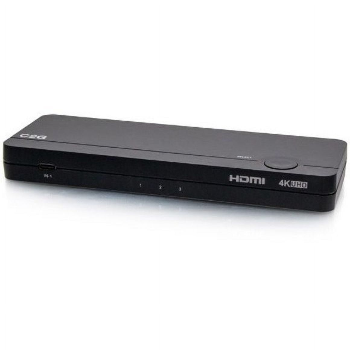 C2G USB-C/HDMI 3-Input Combo to HDMI 1-Output KVM with Power Delivery, 4K 60Hz