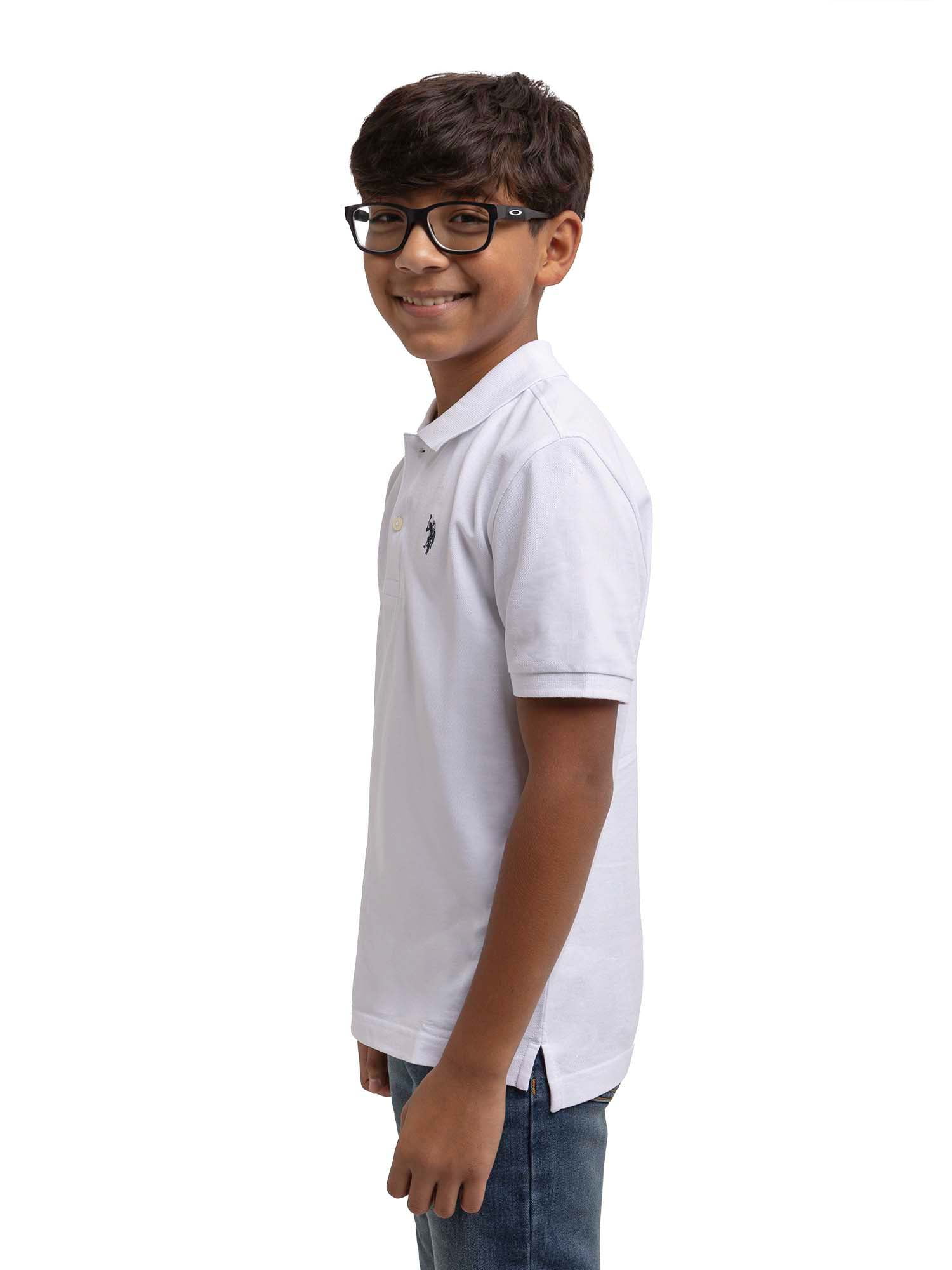 U.S. Polo Assn. Boys Pique Polo Shirt, Sizes 4-18