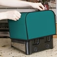 thumbnail image 7 of Honeii Teal Print 4 slice Toaster Cover, Two Slice Toaster Dust-proof Cover For Kitchen Small Appliance and Fingerprint Protection, 7 of 7
