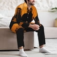 thumbnail image 7 of Daiia tractor cultivating the land for Men's Long-Sleeved Pajama Set – Soft & Comfortable Sleepwear Button-Up Pajamas Cozy Lounge Wear-Large, 7 of 7