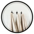thumbnail image 4 of OVALCREST - London Framed Circle Mirror - Matte Black 31 1/8" x 31 1/8", 4 of 7