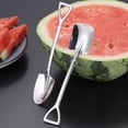 thumbnail image 4 of Cucharas Con Forma De Pala De Acero Inoxidable, 4 Uds., Café, Té, Azúcar, Cucharas Para Revolver, Cucharas Para Pasteles Y Postres matsuzay HA035875-00, 4 of 6