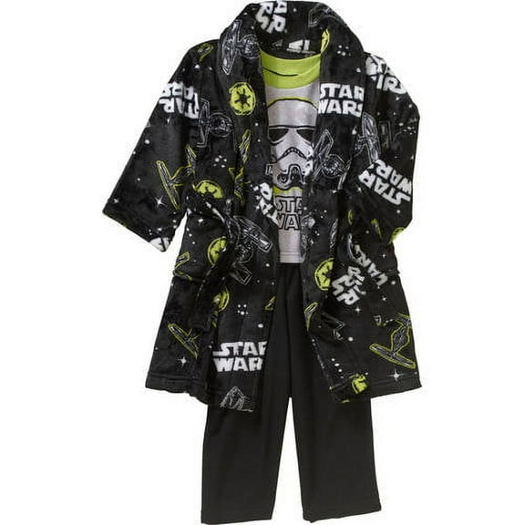 Star Wars Toddler boy robe & pajama 3 pc sleepwear gift set