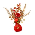 thumbnail image 4 of Cesta Adorno Decoración Arreglos florales Caída Florero de resina Flor en artificial para el hogar Hotel Jardín Granja Fiesta , 17cmx28cm Baoblaze Cesta China, 4 of 8