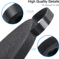 thumbnail image 3 of 5Meter/Roll Cable Ties Reusable Loop Bundle Self Adhesive Fastener DIY Accessories Double-sided Velcro Straps Wire Management Black 50mm 5Meter, 3 of 6