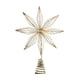 thumbnail image 2 of Estrella decorativa para la punta del árbol de Navidad, con iluminación y efecto de estrella tridimensional., 2 of 6
