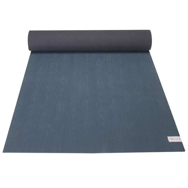 Blue Eco Friendly Natural Rubber Yoga Mat & Cork Block