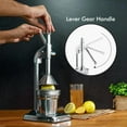 thumbnail image 4 of Cast Iron Juicer Hand Press,Effective Stainless Steel Manual Juicer Fruit Squeezer, Juice Extractor for Fresh Lemonade Orange Juice, Easy to Clean,Home and Kitchen Essentials, 4 of 7