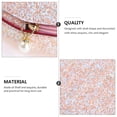 thumbnail image 2 of 1Set Pink Sequin Purses for Women Shell Shape Shoulder Bag for Casual Outings, 2 of 5
