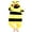Bee, variant on Yunliwuli Women Men Animal Costume Jumpsuit Long Sleeve Plush Pajamas Button Down Romper Cosplay Outfit
