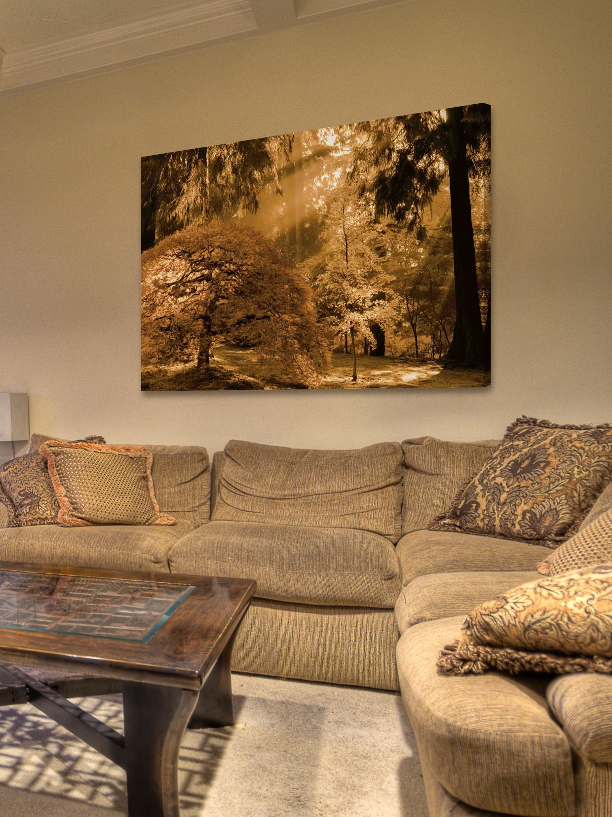 Marmont Hill Bathed in Morning Light by Don Schwartz Canvas Wall Art