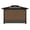 Brown and Coffee, variant on Aoodor 10' x 10' Gazebo Curtain Set Protecting Privacy Side Walls 4 Panels, Curtain Only - Brown and Coffee