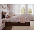 thumbnail image 5 of Malta Twin Wood Platform Bed with Panel Footboard and Twin Trundle in Walnut, 5 of 10