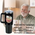 thumbnail image 2 of Grandpa Tumbler Gifts,Best Grandpa Gifts From Grandchildren/Granddaughter/Grandson,Great Gift For Grandfather - Christmas,Birthday, Father''s Day Gift for Papas, 40 oz Stainless Steel Tumbler, 2 of 5