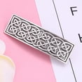 thumbnail image 3 of Horquillas para el pelo, pinzas para el pelo grandes, pasadores, lazos para el pelo para mujeres y niñas, accesorios para el pelo hechos a ma , Plata, 78mm Plata 02, 3 of 8
