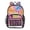 Bright Flora-pink, variant on Large Clear PVC Backpack Heavy Duty See Through Backpack for Adults Work Travel, Cow-pink Shades Printed 12L