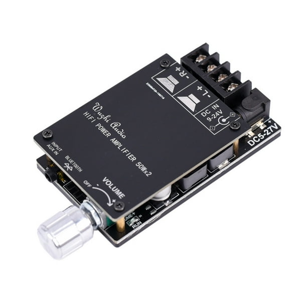 Seitruly Amplificador de potencia TPA3116 Estéreo Compatible con Bluetooth Módulo de accesorios electrónicos Adaptador de música Electrónica miscelánea