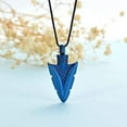 thumbnail image 6 of 316L Stainless Steel Tribal Spearpoint Arrowhead Urn Necklace for Men / Women : Arrowhead Cross Memorial Pendant Cremation Ash Jewelry Bereavement Keepsakes Gift for Loss of a Loved One, 6 of 7