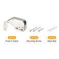 thumbnail image 3 of Unique Bargains 10 Set Automatic Spring Loaded Push to Open Door Catch Touch Lock, 48mm Silver, 3 of 6