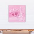 thumbnail image 4 of Creative Products Je t'aime beaucoup 20x20 Canvas Wall Art, 4 of 4