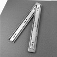 thumbnail image 3 of WRISTBIQUE Desk Slide Rail Steel Silver 2 Pcs for Cabinet and Desk, 3 of 8