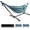 Blue Green Stripe, variant on ONCLOUD 550 LB Capacity Double Hammock with Stand – Portable Bag Included (Blue Green Stripe)