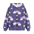 thumbnail image 1 of Shorts pour Fille, Shorts Garçon Tout-Petit, T-Shirt à Manches Longues Motif Imprimé Col Rond Haut Court Adapté pour Sweat à Capuche Garçon et Fille Âgée, 1 of 3