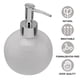 thumbnail image 4 of Botella de cerámica para loción, dispensador con bomba (blanco), 1 unidad, 4 of 5