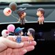 thumbnail image 3 of Decoración Del Coche Lindo De Dibujos Animados Parejas Figura De Acción Figuritas Globo Adorno Auto Interior Accesorios De Salpicadero Para Niñas Regalos, 3 of 4