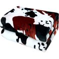 thumbnail image 2 of Cow Print Blanket Warm Plush Cute Cow Throw Blanket Soft Fleece Flannel Lightweight Black Cow Blankets Living Rooms Sofa Bedroom Decor Cow Gifts Blanket All Seasons 50" x 60", 2 of 6