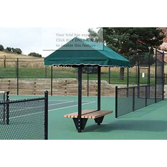 Har-Tru Tennis Court Seating Cabana Bench 10'