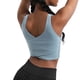 thumbnail image 4 of Qarigey Camisola de Yoga para mujer, camisolas deportivas de verano, chalecos de moda para chicas, chaleco con sujetador, ropa deportiva superior, Prendas para la parte del cuerpo Cielo azul METRO Qarigey AP011446-10, 4 of 6