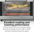 thumbnail image 6 of Hamilton Beach Countertop Air Fryer Toaster Oven with 4 Versatile Cooking Modes, Stainless Steel, 6 of 8