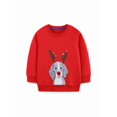 thumbnail image 2 of Emy Dola Toddler Boys Christmas Sweatshirts Kids Dinosaur Xmas Pullover Santa Claus Reindeer Cotton Shirts Tops 2-7 Years, 2 of 9