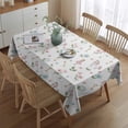 thumbnail image 2 of Princess Unicorn Flower Pattern Rectangle Tablecloth 60"x84",Waterproof Polyester Rectangle Table Cloth, Wipeable Spillproof Polyester Tablecloth for Dining, Camping, Indoor and Outdoor, 2 of 5