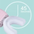 thumbnail image 5 of Cepillo de dientes eléctrico ultrasónico de 360° para adultos, cepillo de dientes inteligente en forma de U, recargable por USB, luz azul, blanqueador, resistente al agua, 5 of 5