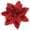 Red, variant on Burgundy Christmas Poinsettia Artificial Flowers, Shining Glitter Artificial Flower for Xmas Tree, 3.54" Poinsettia Glitter Ornament, Xmas Tree Decoration, Christmas Tree Hanging Flower, Party Decor