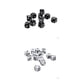 thumbnail image 1 of 50 x 12 mm Opaco D6 D&D RPG, 400 piezas en y negro, 1 of 9