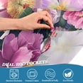 thumbnail image 4 of Yayeee Kitchen Valance Rod Pocket 54" x 18" Living Room Window Curtain, Soft Pinks Flowers, 4 of 6