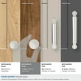 thumbnail image 3 of Amerock Balon 1-1/8 inch (29mm) Diameter Polished Nickel Cabinet Knob, 3 of 6