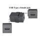 thumbnail image 2 of USB 3.1 Tipo C Keystone A Jack Acoplador Inserta Puerto Enchufe (), 2 of 6