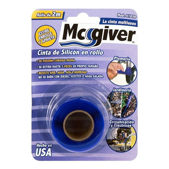 Cinta de Silicón Mcgiver en Rollo de 200 cm