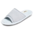 thumbnail image 2 of Floopi Women's Comfort Open Toe Slipper W/Memory Foam, 2 of 5