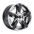 thumbnail image 2 of Xd Xd811 Rockstar Ii 20X9 5X114.3/5X120.65 -12Et 87.1Cb Pvd With Matte Black Accents Wheel, 2 of 2